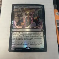 MTG TMNT Teenage Mutant Ninja Turtles FOIL Splinter's Technique - Image 1