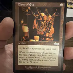 Magic: The Gathering Claws of Gix Urza's Saga Artifact Uncommon Regular Colorle… - Image 1