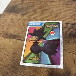 2024 POKEMON Last Evolution Sticker PERU Limited Edition Foil Murkrow #97 - Image 1