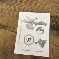 2024 POKEMON Last Evolution Sticker PERU Limited Edition Foil Murkrow #97 - Image 2
