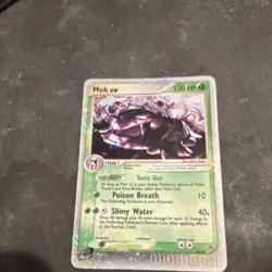 Pokemon Muk ex EX Dragon Holo Ultra Rare Card 96/97 100 HP 2003 - Image 1