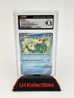 Pokemon Feraligatr Promo 213 Illustration Contest 2024 CGC 9.5 - Image 1