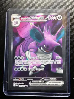 Team Rocket's Nidoking ex 216/182 Sv10: Destined Rivals Ultra Rare Pokemon NM - Image 1