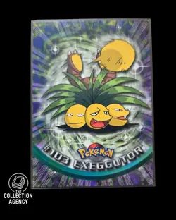 Pokemon Topps TV Animation Edition Exeggutor #103 LP Blue Logo - Image 1