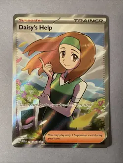 Daisy's Help UR AR 203 Pokemon 151 Card TCG 195/165 Holo Ultra Trainer Art Rare - Image 1