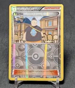 Tierno Uncommon Reverse Holo Trainer 2016 Pokemon XY BREAKPOINT TCG Card 112/122 - Image 1
