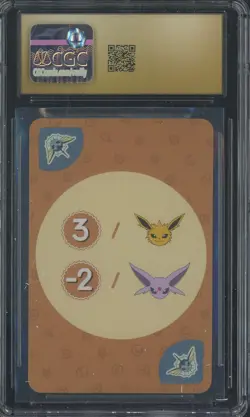 2019 Pokemon KOR PlayingCards Point Salad Eevee Edition Vaporeon CGC 10 PRISTINE - Image 2