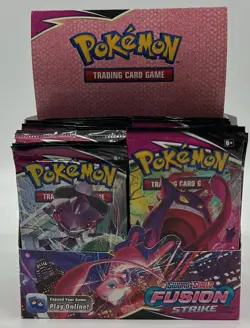Lot of (36) Pokemon TCG Fusion Strike Booster Packs SEALED w/Display Box - Image 1