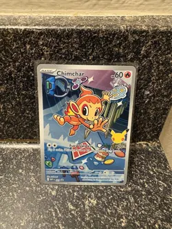 Chimchar Holo Black Star Promo 30th Anniversary Pokemon Card NM Near Mint 041 - Image 1