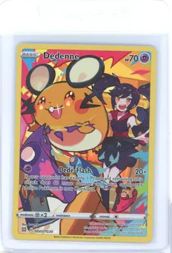 2022 Pokemon TCG Brilliant Stars Full Art Dedenne TG07/TG30 Trainer Gallery - Image 1