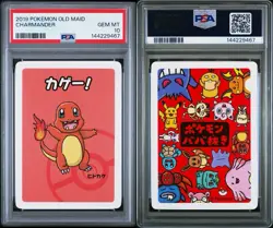 2019 POKEMON OLD MAID CHARMANDER PSA 10 - Image 3