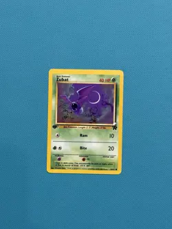 Zubat 70/82 Team Rocket 1st Edition Regular VINTAGE POKEMON (DMG) - Image 1