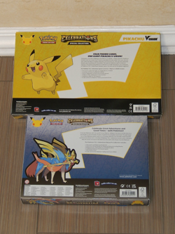 POKEMON TCG Celebrations Pikachu Pikachu V-Union & Zacian Pin Box 25th Ann NEW! - Image 2