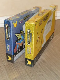 POKEMON TCG Celebrations Pikachu Pikachu V-Union & Zacian Pin Box 25th Ann NEW! - Image 4