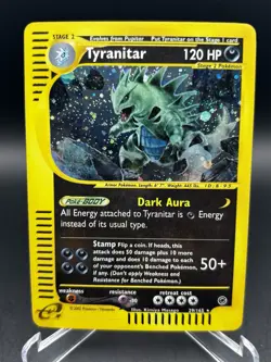 Tyranitar 029/165 Expedition Base Set Holo Ultra Rare Pokemon TCG Nintendo - Image 1