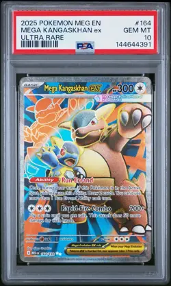 2025 POKEMON MEG EN-MEGA EVOLUTION ULTRA RARE #164 MEGA KANGASKHAN EX PSA 10 - Image 1
