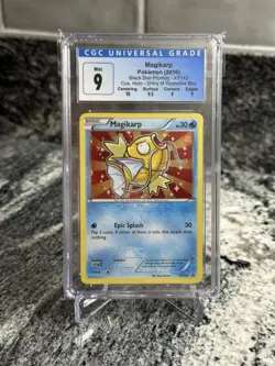 Pokemon TCG Magikarp XY143 Black Star Promo Cosmos Holo CGC 9 - Image 1