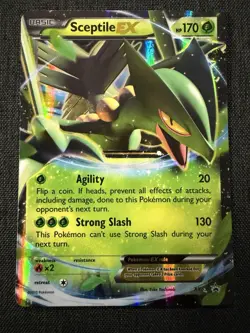 Pokemon TCG Sceptile-EX XY Black Star Promos XY53 Holo Promo Lightly Played - Image 1