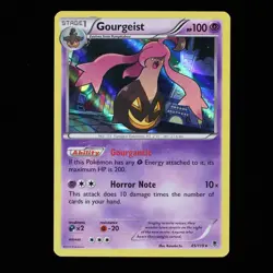 Pokemon TCG Gourgeist 45/119 XY Phantom Forces HOLO Rare 2014 NM - Image 1