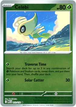 Celebi (Reverse Holo) 012/132 - Mega Evolution - Pokemon - NM/M English - Image 1