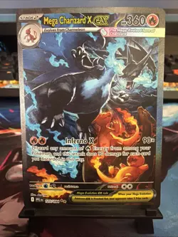 Mega Charizard X EX 125/094 Secret Rare🔥Phantasmal Flames NM Fresh Pull Pokemon - Image 1