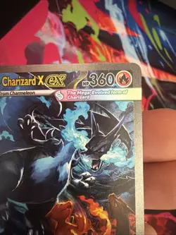 Mega Charizard X EX 125/094 Secret Rare🔥Phantasmal Flames NM Fresh Pull Pokemon - Image 4