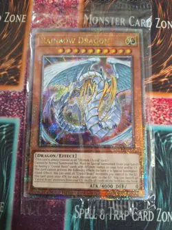 Yu-Gi-Oh! Rainbow Dragon TN23-EN004 Quarter Century Secret Rare Limited NM - Image 1