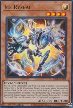 Ice Ryzeal - CRBR-EN003 - Ultra Rare 1st Edition Yugioh - Image 1