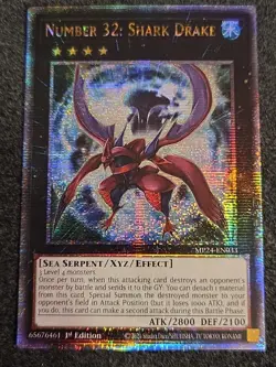 Number 32: Shark Drake Quarter Century Secret Rare MP24-EN033 LP - Image 1