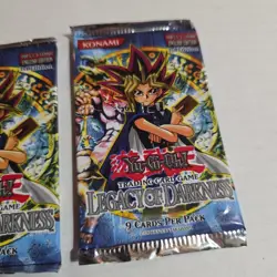 2 Yugioh TCG! SEALED Legacy of Darkness Booster Pack 1st Edition - Image 3