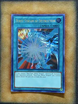 Yugioh Burst Stream of Destruction LCKC-EN025 Secret Rare NM - Image 1