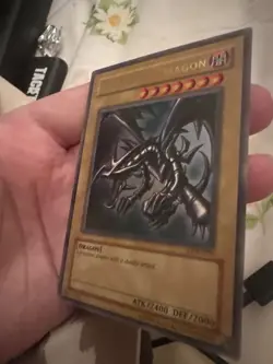 Yugioh Red-Eyes B. Dragon Legend of Blue-Eyes Ultra LOB-070 Unlimited NM - Image 2