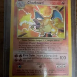 Pokemon Charizard Base Set Holo rare 004/102 English Card 1999 mint condition - Image 1