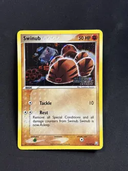 Swinub Team Rocket Returns 79/109 Reverse Holo Stamped Pokemon Card NM - Image 1
