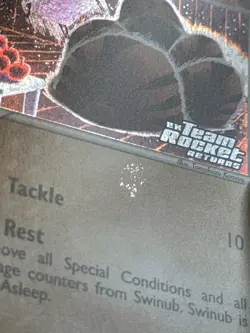 Swinub Team Rocket Returns 79/109 Reverse Holo Stamped Pokemon Card NM - Image 2