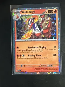 Skeledirge 038/198 - Scarlet & VIolet Base Set - Sparkle Holo Pokemon Card NM-M - Image 1