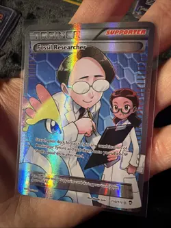 Pokemon TCG Fossil Researcher Furious Fists Full Art Holo Card 110/111 - Image 4