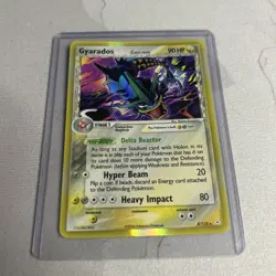 Pokemon TCG Gyarados Delta Species Holon Phantoms 8/110 Holo Rare Card 2006 - Image 1