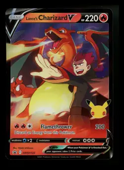 Lance's Charizard V SWSH133 Black Star Promo 2021 Pokemon Card TCG - Image 1