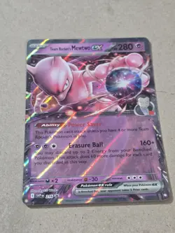 Team Rocket's Mewtwo ex 216 Sv: Scarlet & Violet Promo Cards Holo - Pokemon - Image 1