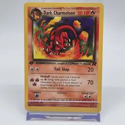 Dark Charmeleon 1st Edition 32/82 Team Rocket Set Pokemon Card WOTC 2000 - Image 1