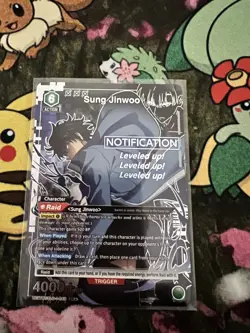 Bandai Union Arena Sung Jinwoo SR Foil Character Card UE7BT/SJG-049 049 - Image 1