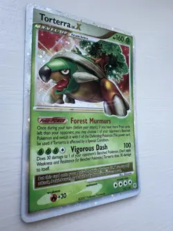 Pokemon TCG Torterra LV. X Holo Card Diamond and Pearl 122/130 LP - Image 2
