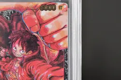 PSA 10 One Piece Card OP05-1ST Monkey D. Luffy Japanese ST01-012 SR Parallel - Image 4