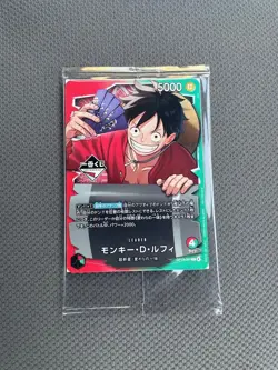 One Piece Card Game OPCG Monkey D. Luffy OP13-001 Ichiban Kuji Promo Japanese - Image 1
