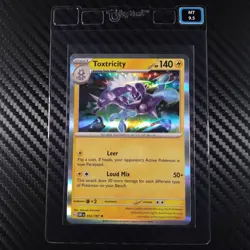 2023 Toxtricity 072/197 Holo Rare Obsidian Flames - Taby Card™ Grade MINT 9.5 - Image 1