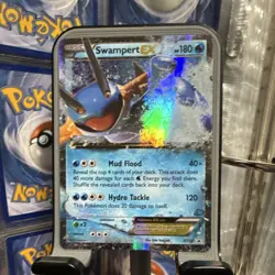 Pokemon Swampert EX XY XY55 180 HP Promo Holo Basic English Card - Image 1
