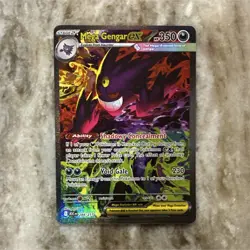 Pokemon Mega Gengar EX Holo 350 HP 230 Attack TCG Card 284/217 - Image 1
