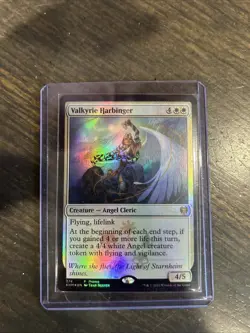 MTG: Kaldheim- Valkyrie Harbinger (Foil Promo) 374 P Promo - Image 1