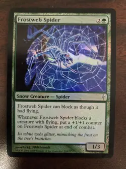 Frostweb Spider MP FOIL Coldsnap MTG FREE SHIPPING - Image 1